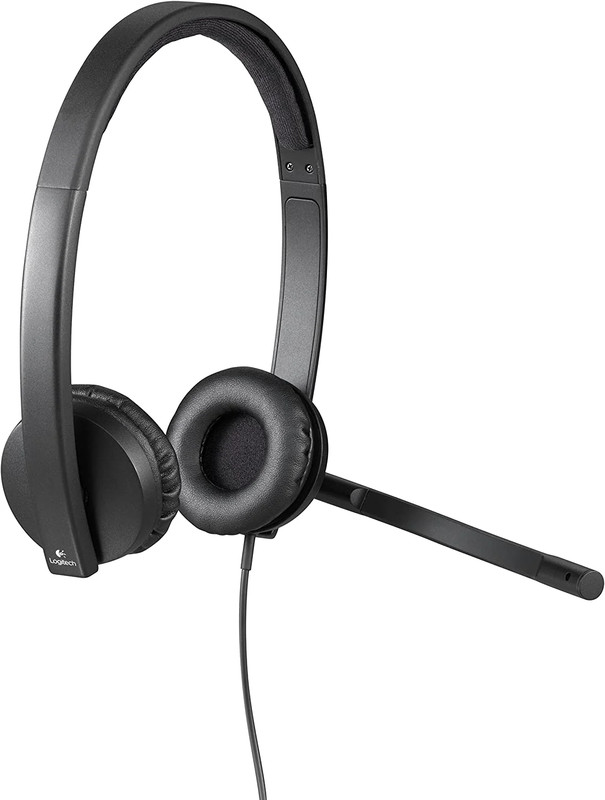Logitech USB Headset H570e Stereo - Black - سماعة